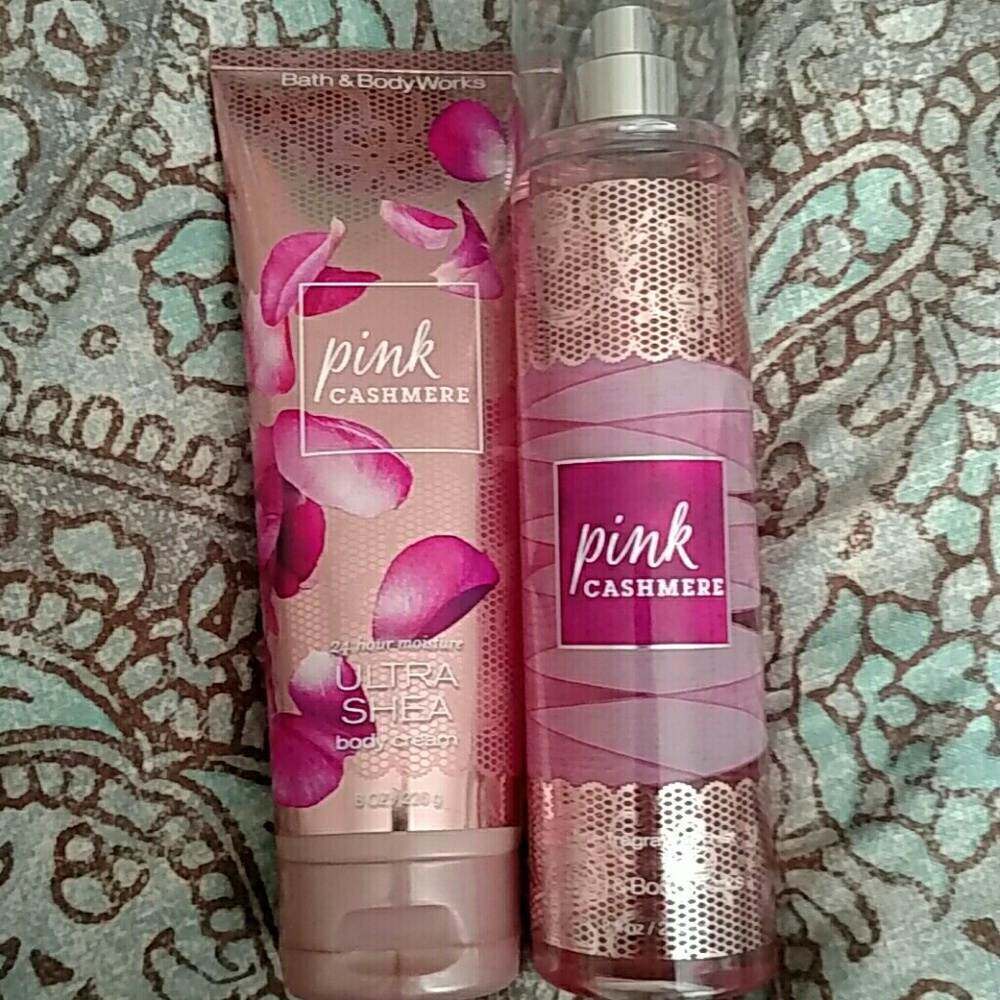 Bath and body works pink cashmere